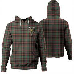 Clan Cumming Hunting Ancient Tartan Hoodie Crest KOKEGNQD-1 Cumming Hunting Ancient Tartan Hoodies