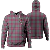Clan Crawford Ancient Tartan Hoodie Crest PUK5MQJE-1 Crawford Ancient Tartan Hoodies