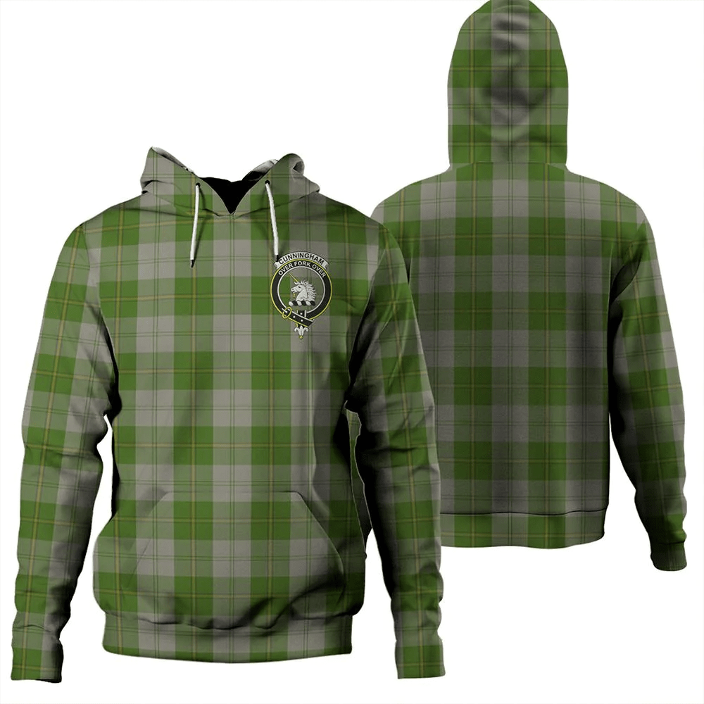 Clan Cunningham Dress Green Dancers Tartan Hoodie Crest XX1UKV7Y-1 Cunningham Dress Green Dancers Tartan Hoodies