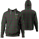 Clan Crosbie Tartan Hoodie Crest MJSHWAIK-1 Crosbie Tartan Hoodies