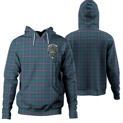 Clan Douglas Modern Tartan Hoodie Crest QCAAAPX7-1