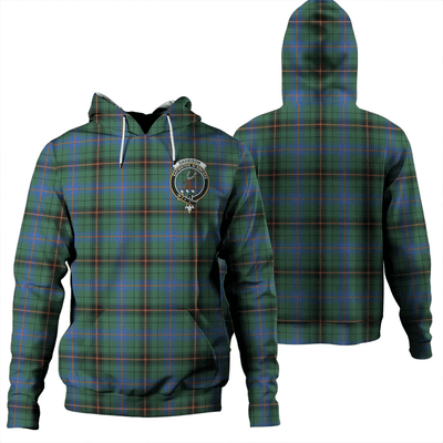 Clan Davidson Ancient Tartan Hoodie Crest