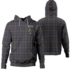 Clan Fletcher of Dunans Tartan Hoodie Crest 751NYHSI-1 Fletcher of Dunans Tartan Hoodies