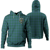 Clan Douglas Ancient Tartan Hoodie Crest YQBTKMNH-1 Douglas Ancient Tartan Hoodies