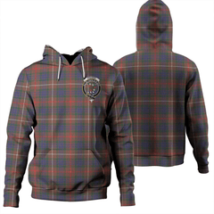 Clan Fraser Hunting Modern Tartan Hoodie Crest HD2H6AAN-1 Fraser Hunting Modern Tartan Hoodies