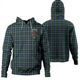 Clan Farquharson Ancient Tartan Hoodie Crest 67SMQ72D-1 Farquharson Ancient Tartan Hoodies