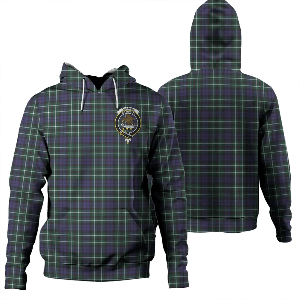 Clan Graham of Montrose Modern Tartan Hoodie Crest 51EVI2HD-1 Graham of Montrose Modern Tartan Hoodies