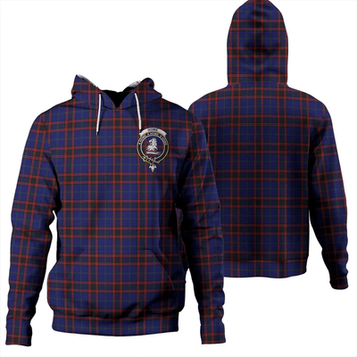 Clan Home Modern Tartan Hoodie Crest