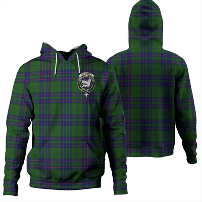 Clan Lockhart Tartan Hoodie Crest