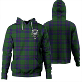 Clan Lockhart Tartan Hoodie Crest NMQH5KAS-1 Lockhart Tartan Hoodies