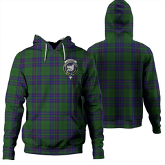 Clan Lockhart Tartan Hoodie Crest NMQH5KAS-1 Lockhart Tartan Hoodies