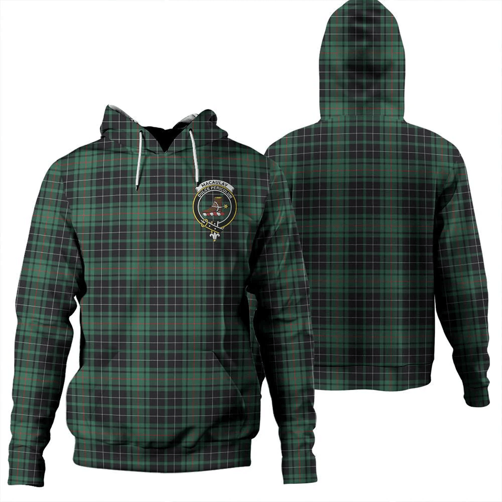 Clan MacAulay Hunting Ancient Tartan Hoodie Crest XSXC4SUO-1 MacAulay Hunting Ancient Tartan Hoodies
