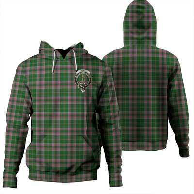 Clan Gray Tartan Hoodie Crest