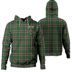 Clan Gray Tartan Hoodie Crest F7D2MKND-1 Gray Tartan Hoodies