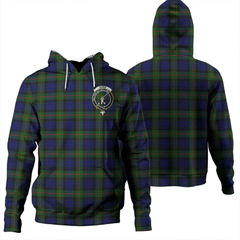 Clan Gunn Modern Tartan Hoodie Crest YPIDBUUK-1 Gunn Modern Tartan Hoodies