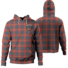 Clan Hamilton Ancient Tartan Hoodie Crest 9PLZ3NSP-1 Hamilton Ancient Tartan Hoodies