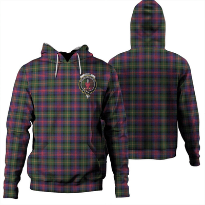 Clan Logan Modern Tartan Hoodie Crest