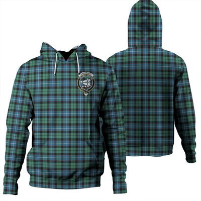 Clan Galbraith Ancient Tartan Hoodie Crest