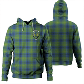Clan Johnston Ancient Tartan Hoodie Crest 3FHGEEHA-1 Johnston Ancient Tartan Hoodies
