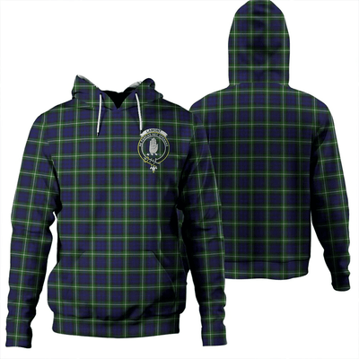 Clan Lamont Modern Tartan Hoodie Crest
