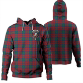 Clan Lindsay Modern Tartan Hoodie Crest BCXCIR2X-1 Lindsay Modern Tartan Hoodies
