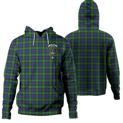 Clan Gordon Modern Tartan Hoodie Crest