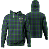 Clan Gordon Modern Tartan Hoodie Crest 1HNIBGCP-1 Gordon Modern Tartan Hoodies