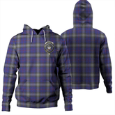 Clan Kinnaird Tartan Hoodie Crest IJ4FD8TB-1 Kinnaird Tartan Hoodies