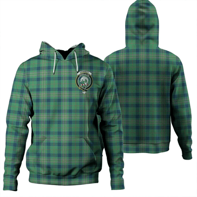 Clan Kennedy Ancient Tartan Hoodie Crest