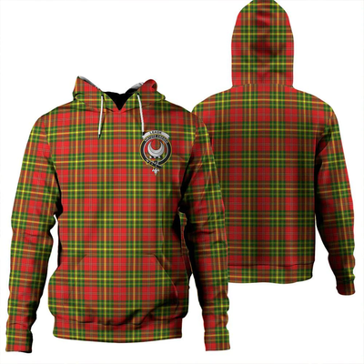 Clan Leask Tartan Hoodie Crest