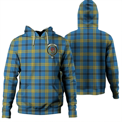 Clan Laing Tartan Hoodie Crest