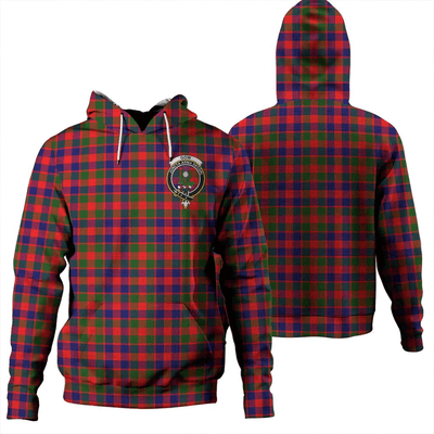 Clan Gow Modern Tartan Hoodie Crest
