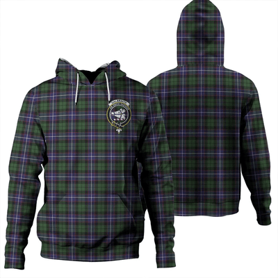 Clan Galbraith Modern Tartan Hoodie Crest