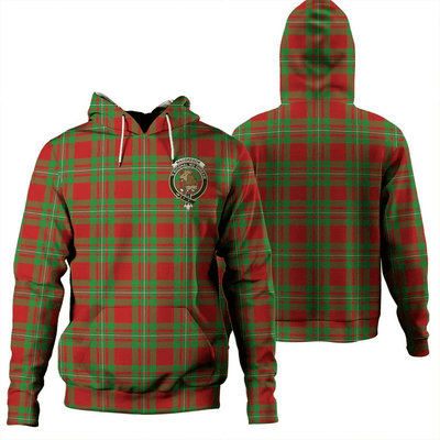 Clan MacGregor Modern Tartan Hoodie Crest