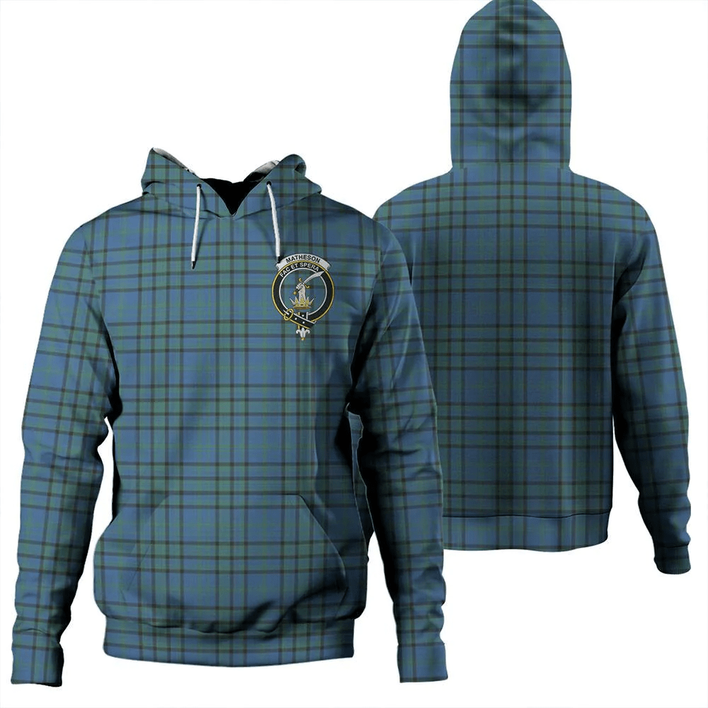 Clan Matheson Hunting Ancient Tartan Hoodie Crest C06S9I9T-1 Matheson Hunting Ancient Tartan Hoodies