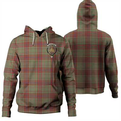 Clan MacGillivray Hunting Ancient Tartan Hoodie Crest