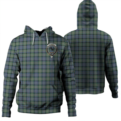 Clan MacDonnell of Glengarry Ancient Tartan Hoodie Crest