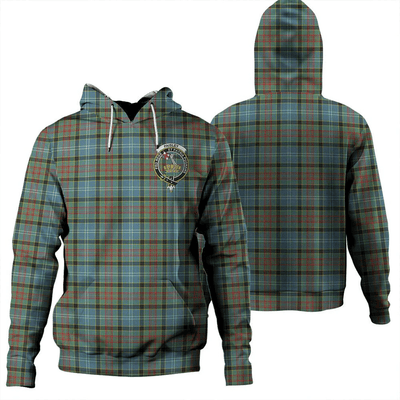 Clan Paisley District Tartan Hoodie Crest