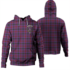 Clan Montgomery Modern Tartan Hoodie Crest SEVYESBZ-1 Montgomery Modern Tartan Hoodies