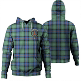Clan Sutherland Old Ancient Tartan Hoodie Crest R94KWVVR-1 Sutherland Old Ancient Tartan Hoodies
