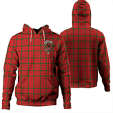 Clan MacDonnell of Keppoch Modern Tartan Hoodie Crest YMEO6UWX-1 MacDonnell of Keppoch Modern Tartan Hoodies