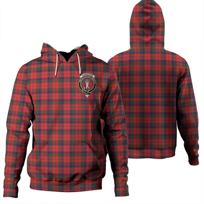 Clan Robertson Modern Tartan Hoodie Crest