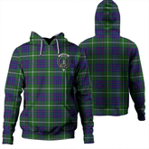 Clan MacIntyre Hunting Modern Tartan Hoodie Crest QRCJF8PD-1 MacIntyre Hunting Modern Tartan Hoodies