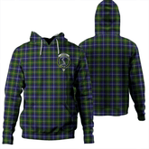 Clan MacNeill of Barra Modern Tartan Hoodie Crest NZHPKPDY-1 MacNeill of Barra Modern Tartan Hoodies