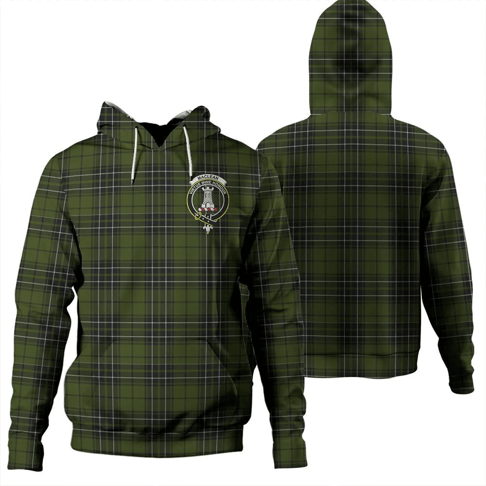 Clan MacLean Hunting Ancient Tartan Hoodie Crest X35UAUYL-1 MacLean Hunting Ancient Tartan Hoodies