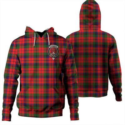 Clan MacNaughton Modern Tartan Hoodie Crest