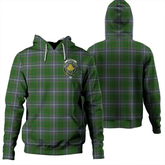 Clan Pringle Tartan Hoodie Crest VLO6GV04-1 Pringle Tartan Hoodies