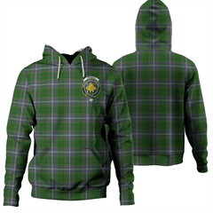 Clan Pringle Tartan Hoodie Crest VLO6GV04-1 Pringle Tartan Hoodies