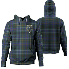 Clan MacInnes Modern Tartan Hoodie Crest CWAXVHLX-1 MacInnes Modern Tartan Hoodies