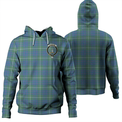 Clan MacIntyre Hunting Ancient Tartan Hoodie Crest
